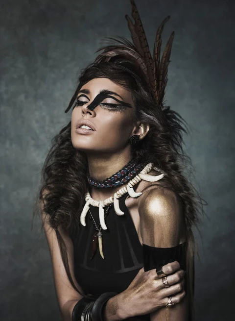 Elle Magazine's Tribal Chic: and a photographic tale of Nuria Nieva
