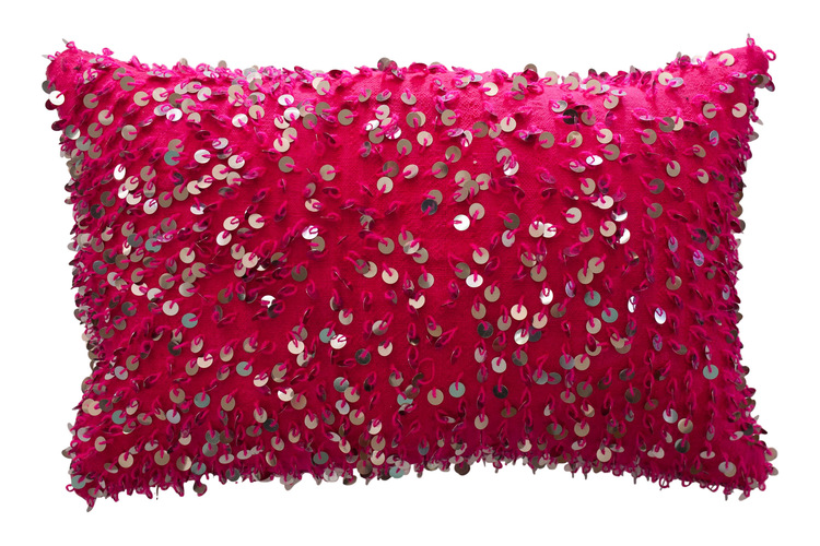 M.Montague Souk hot pink sequinned cushion.jpg