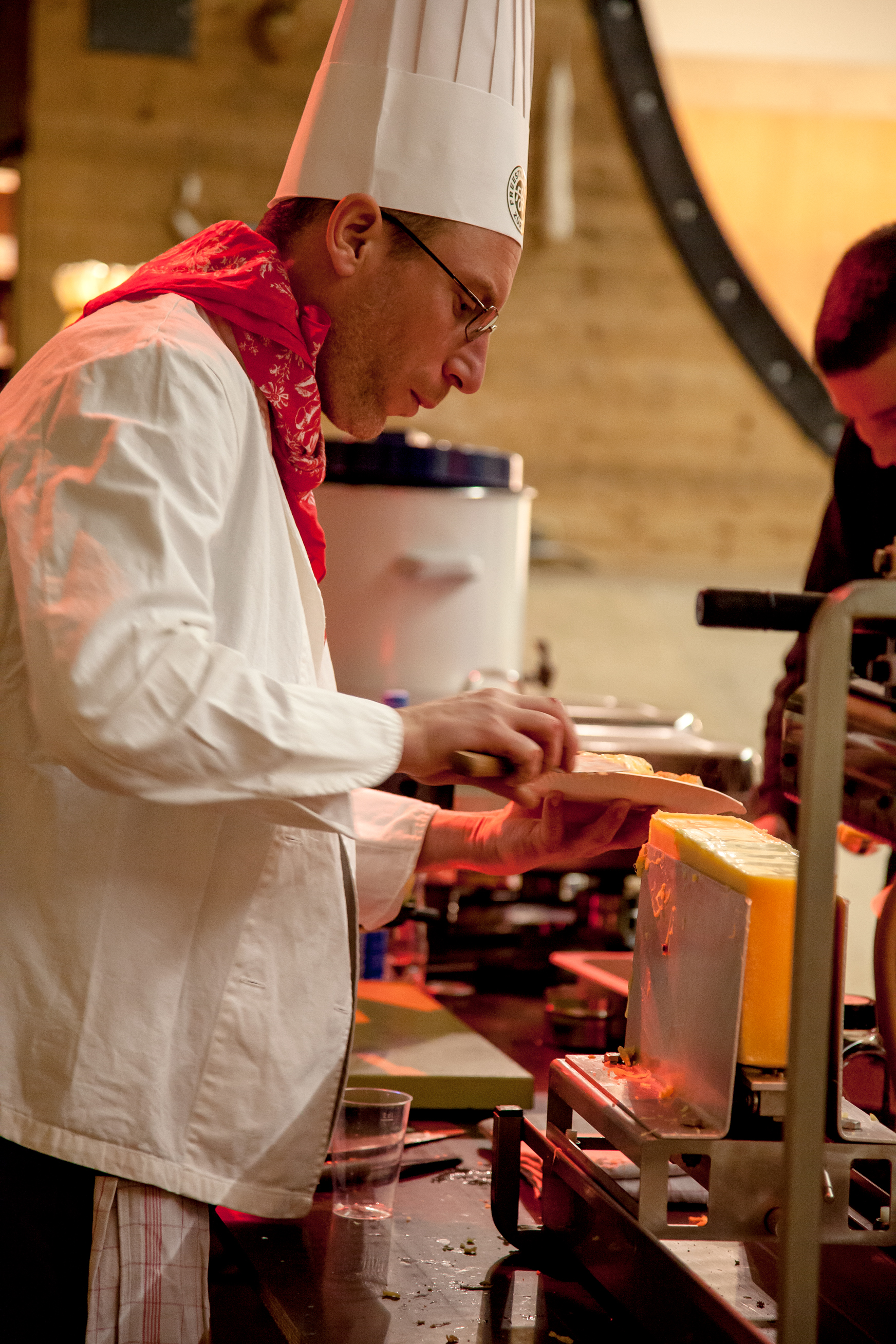 Thomas Beaufait, Chef of the Chäs! Zen Style Concentration..
