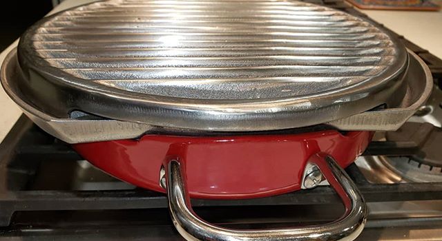 Enameled cast iron Beauty Grill from today forward will has a polished cast iron finish on the grilling surface. As an engineer,  i have worked very diligently to perfect the grill. The polishing will allow gourmet home chefs to achieve that Perfect 