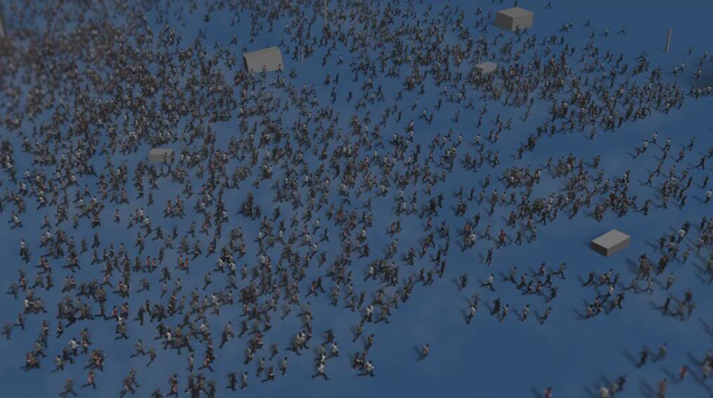 David Panos and Anja Kirschner - Crowd Simulation - 2013