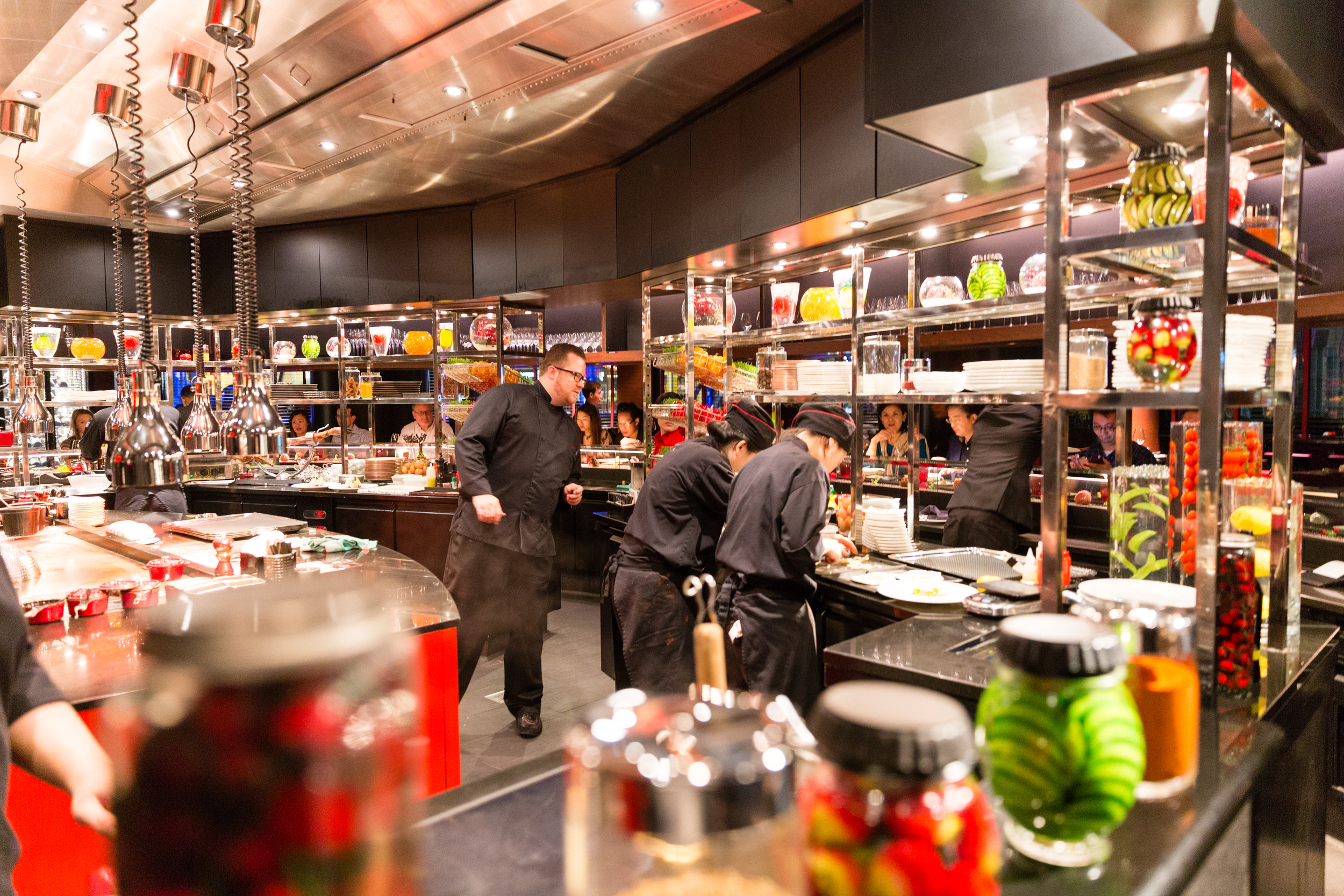 Head Chef Lorenz kindly bought me closer to the kitchen so I could get closer shots