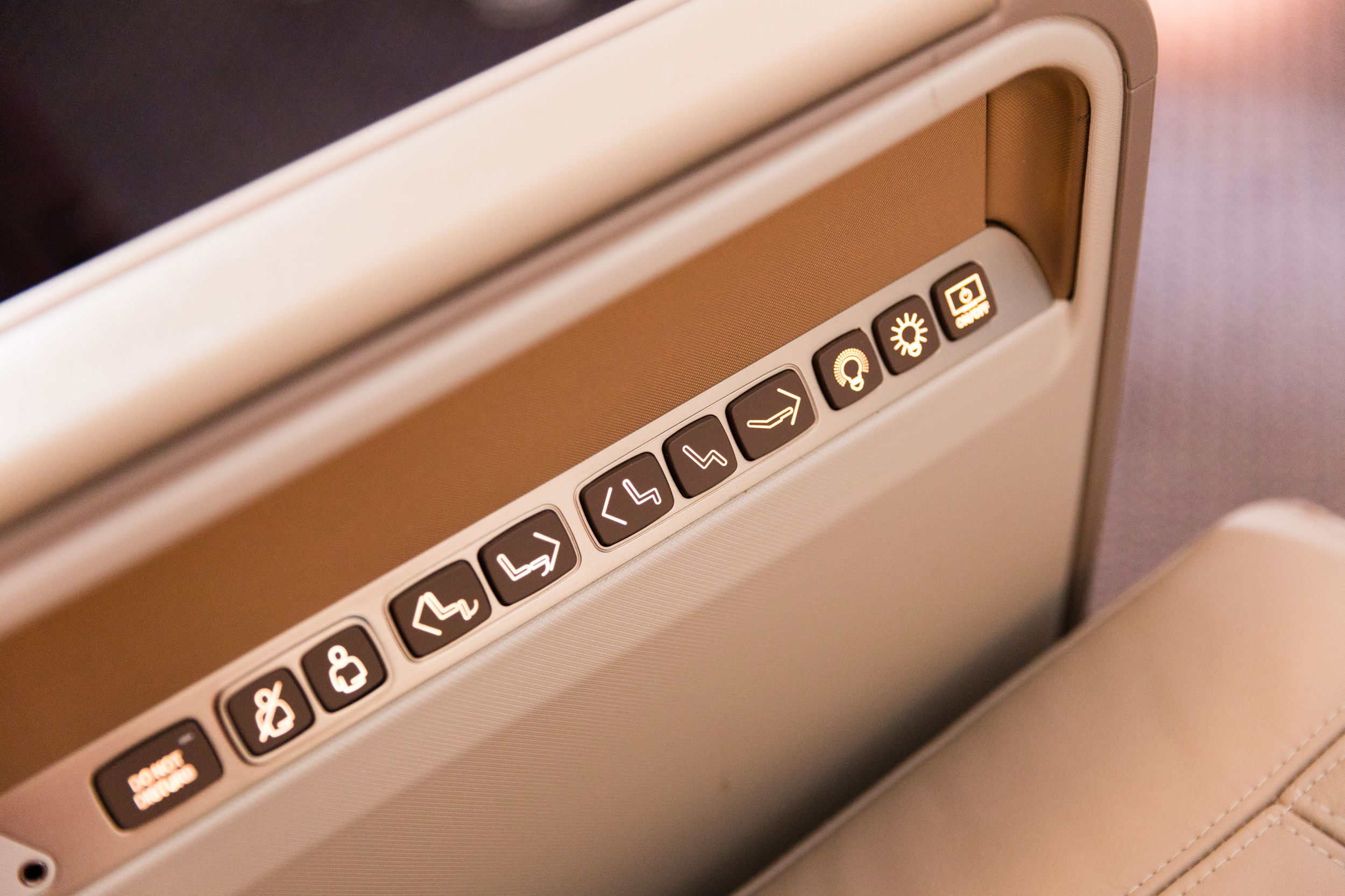 The controls are located on the outward side and control all aspects of the chair