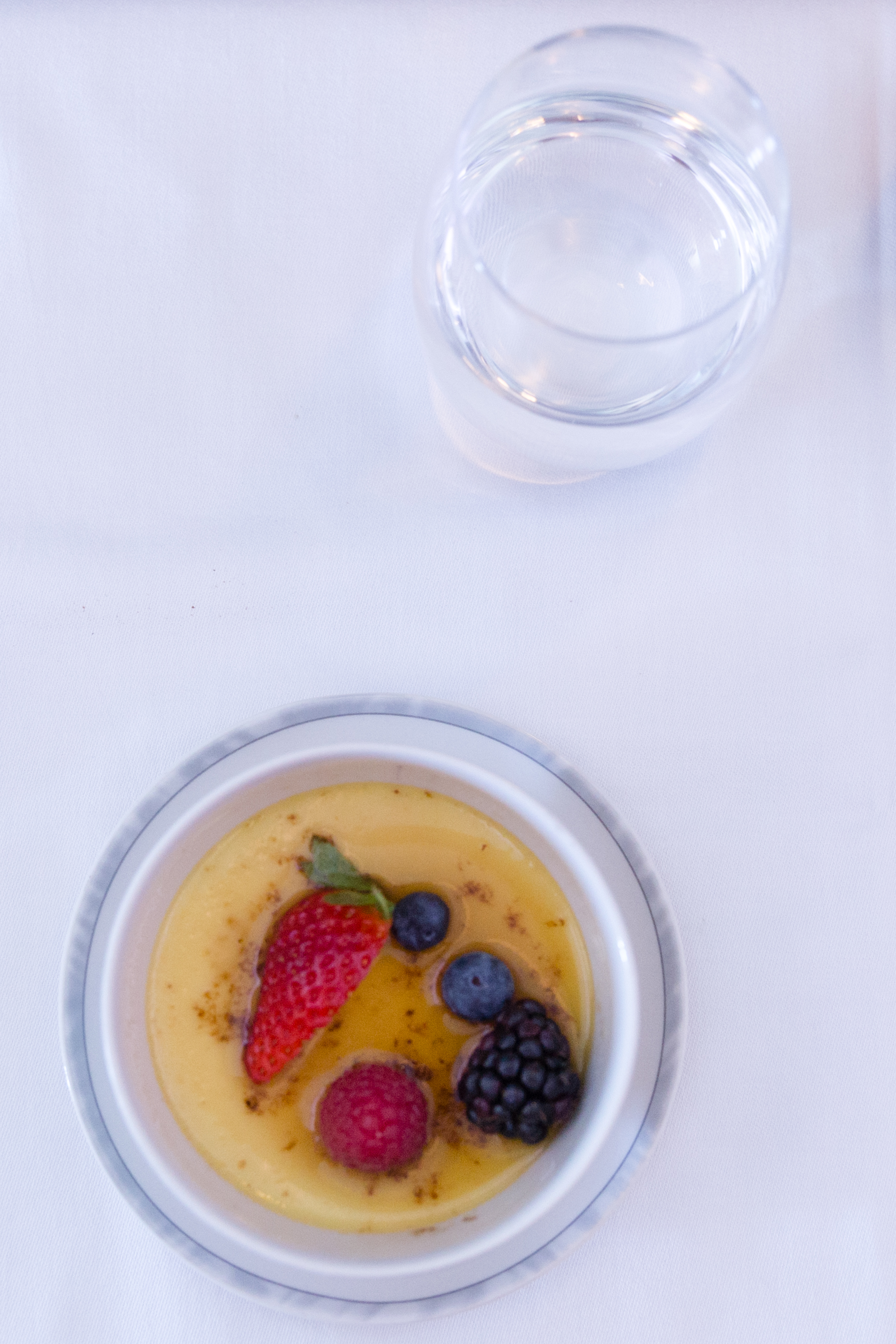Lemongrass infused Creme Brûlée 