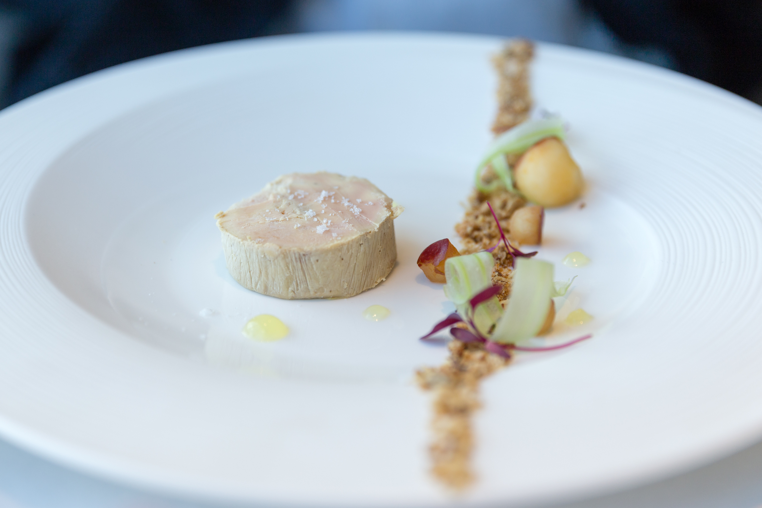 Duck and Foie Gras - Cherry, sour dough toast