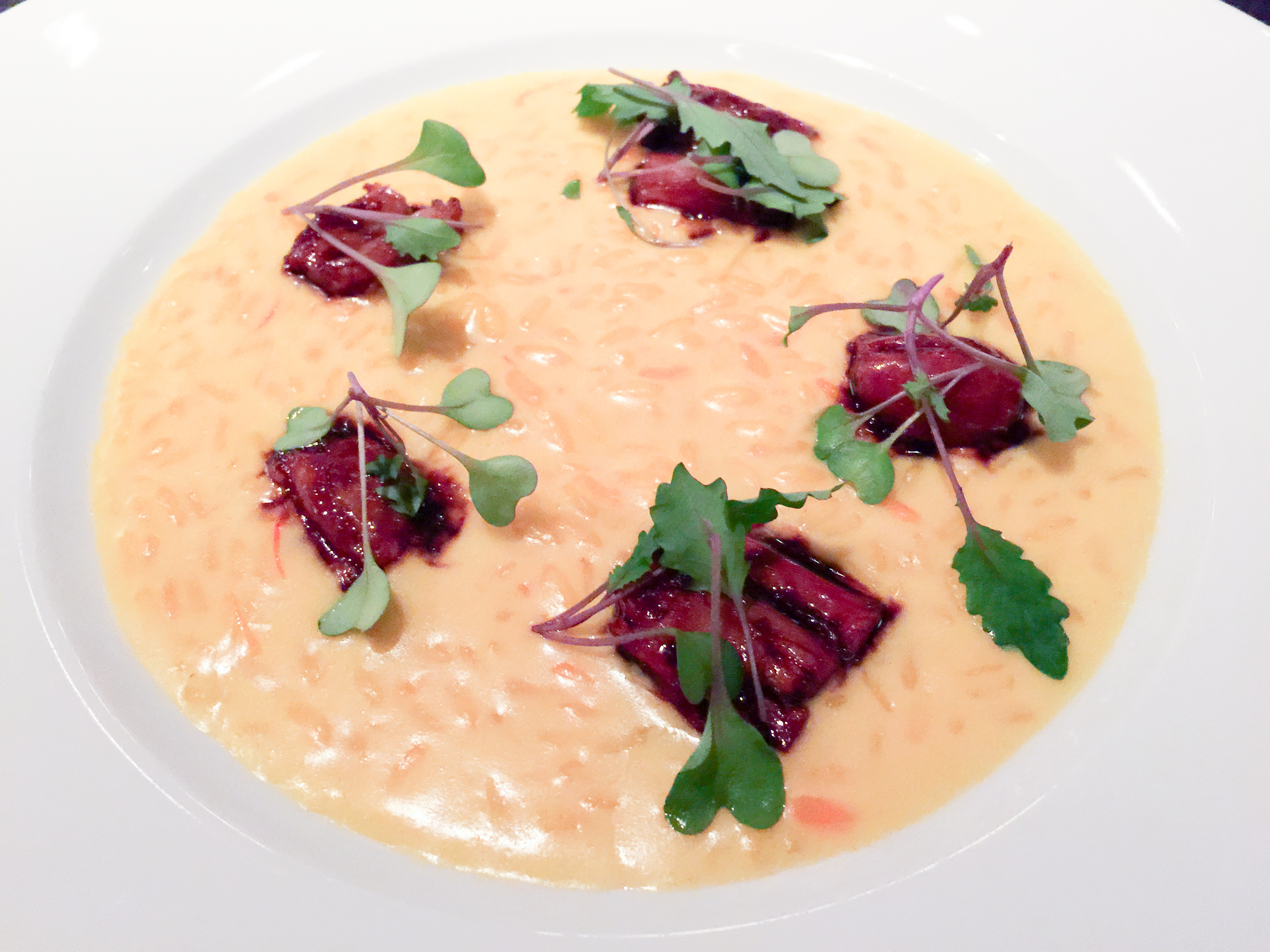 Rice & Flesh (c.1390) - Saffron, calf tail & red wine