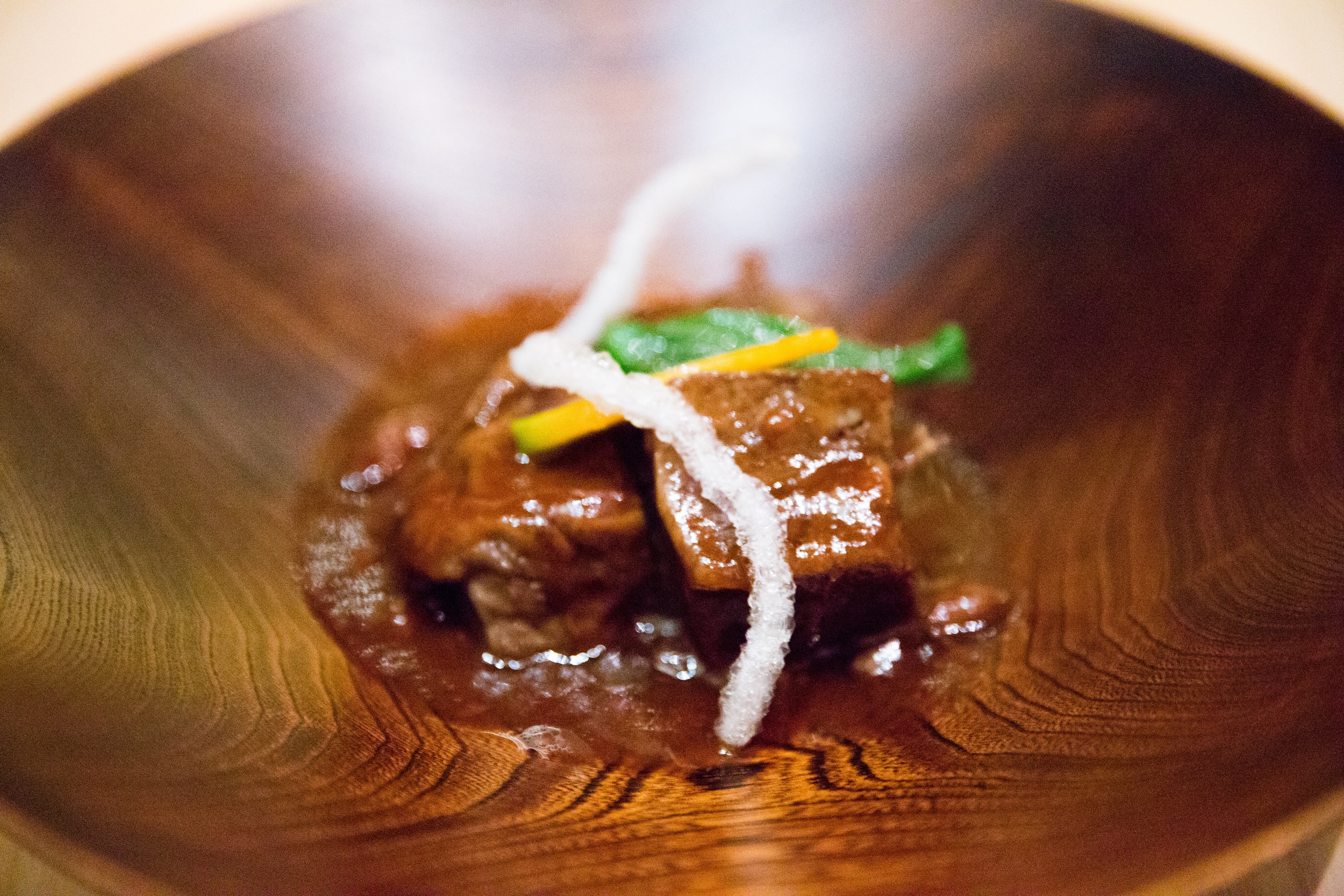 Beef Cheek with R ed M iso Japanese P epper F lavour