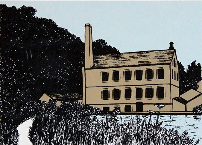 Gibson Mill, Print
