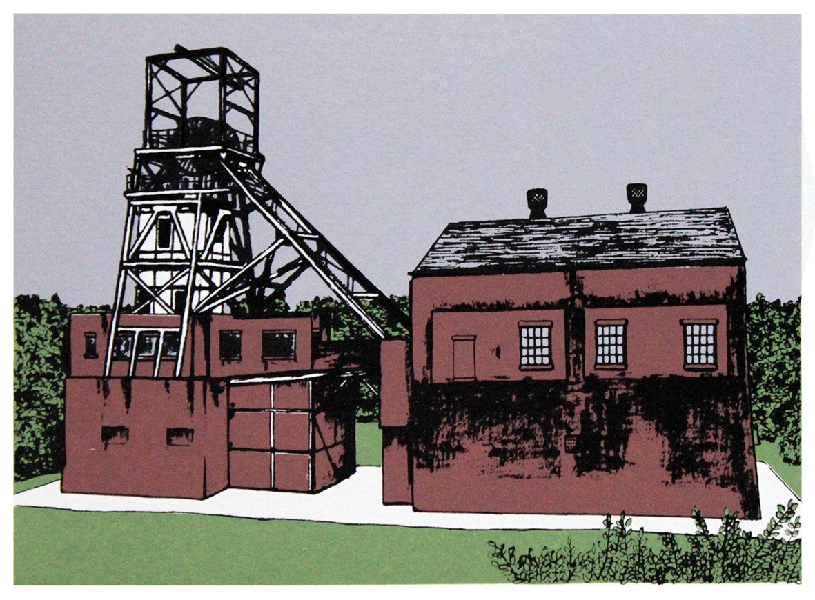 The Pit Head, Barnsley - Print