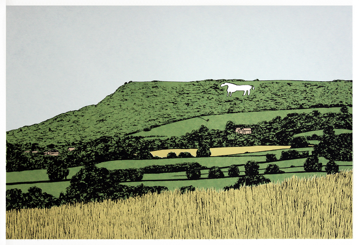 The Kilburn White Horse - Print
