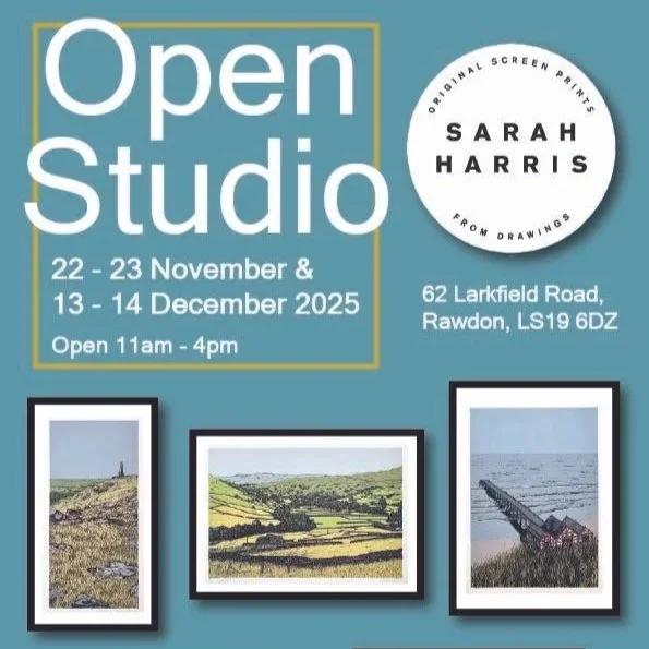Sarah Harris Prints Open Studio 2025 December, Rawdon
