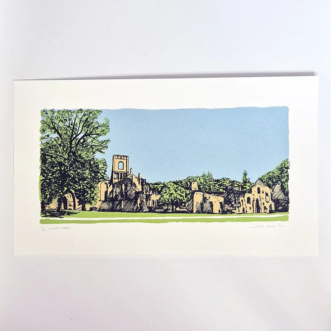<h3>Kirkstall Abbey <br>Leeds, West Yorkshire
