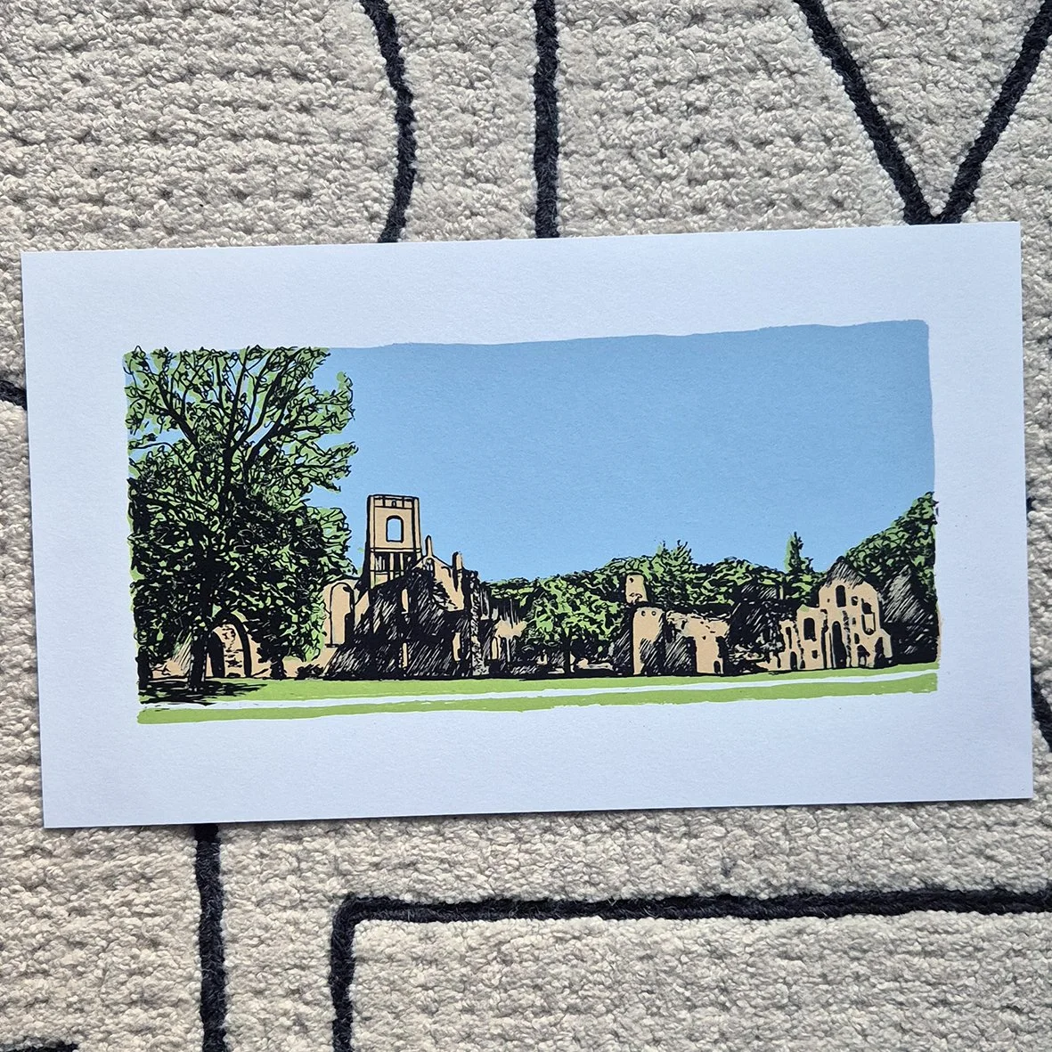 <h3>PRE ORDER Kirkstall Abbey <br>Leeds, West Yorkshire