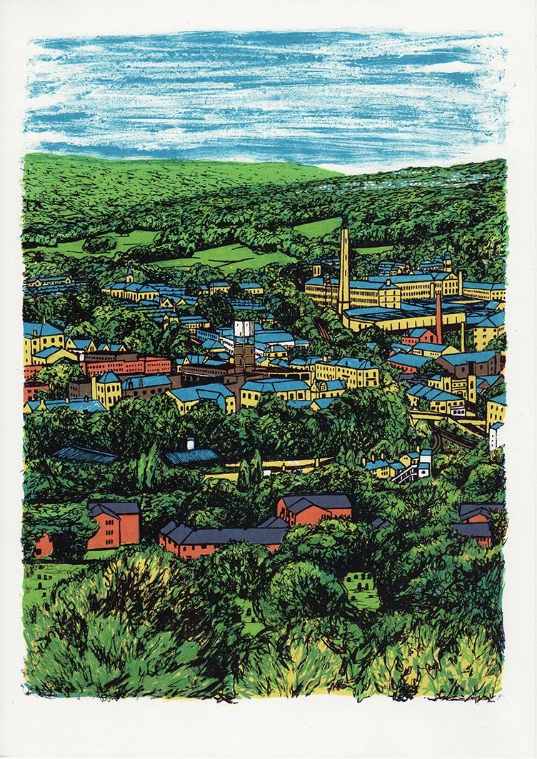 A View to Saltaire and Shipley <br> Bradford, West Yorkshire