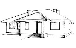 This style home can easily be treated from the ground or using a very short household ladder