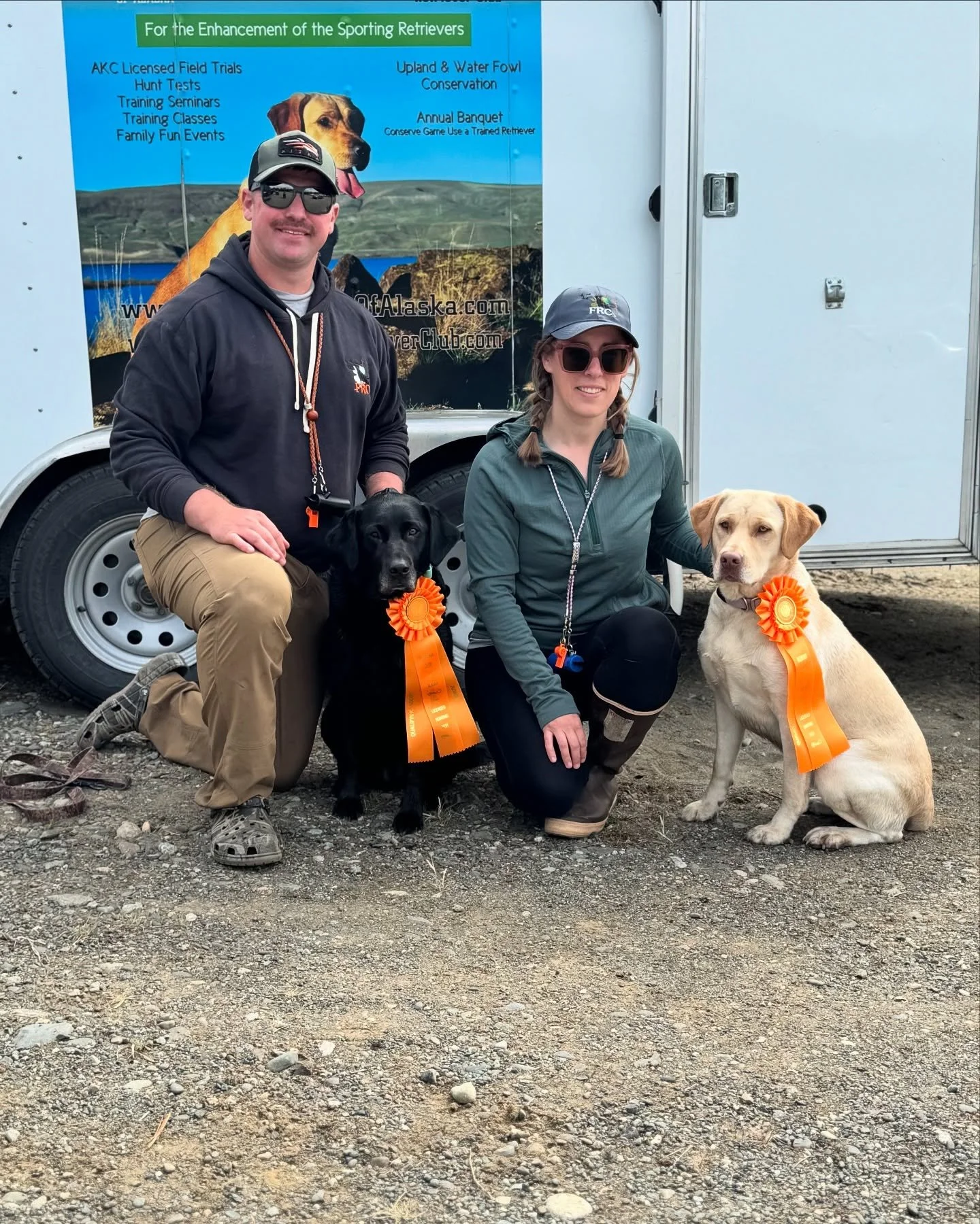 Another successful weekend in the books for our crew. We've still got quite a bit of work to do, but to say my heart is so full would be quite the understatement.

Chena got two more Junior Hunt passes with only 1 to go before a title. Ember got her 