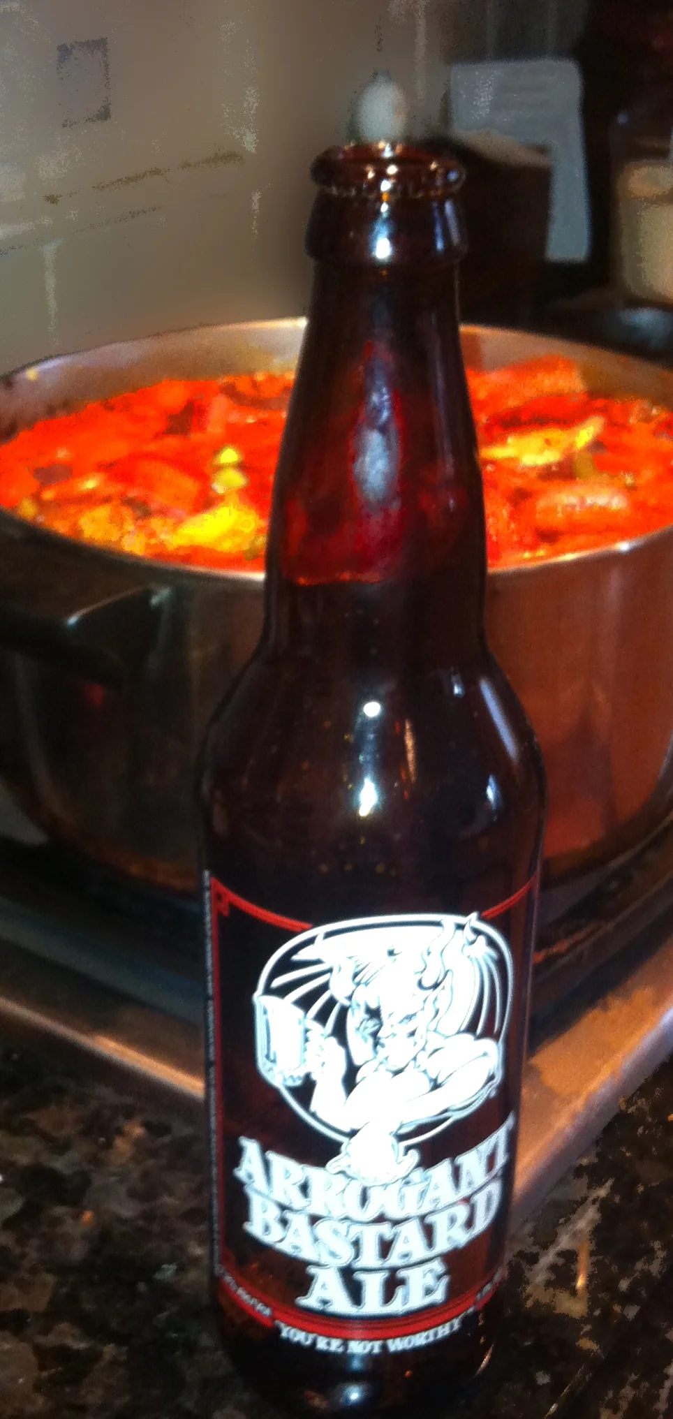 Arrogant Bastard Chili Recipe