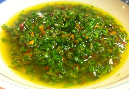 Hanger Steak with Chimichurri