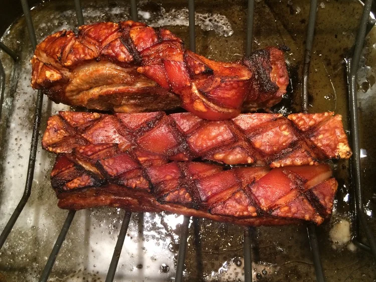 Pork Belly Tacos with Funk Sauce