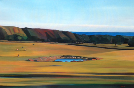 "At the Edge of the World" Oil on Canvas H 44in x W 66in Price $11,200.00