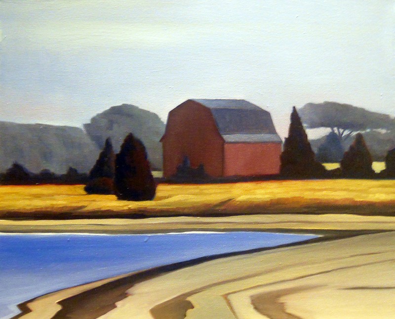 "Sometimes When I'm Alone" Oil on Canvas H 18in x W 22in Price SOLD
