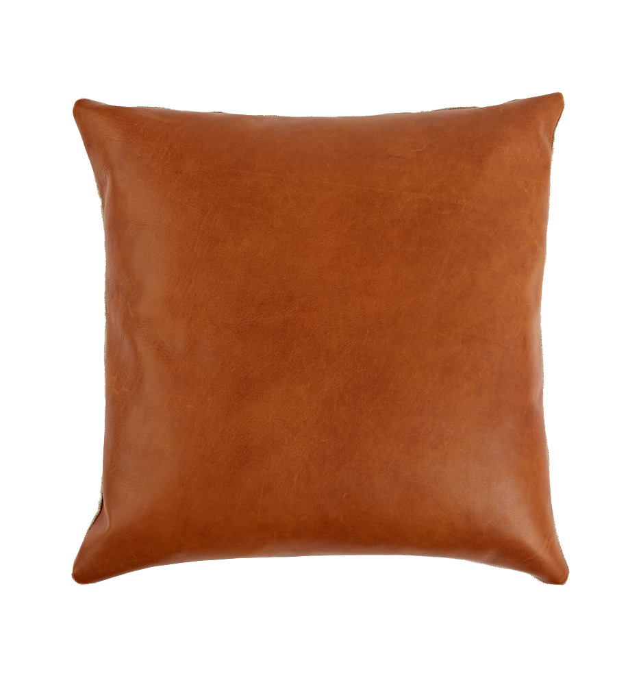 Rejuvenation Leather Pillow Cover