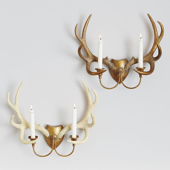 Ballard Designs Antler Candle Sconce