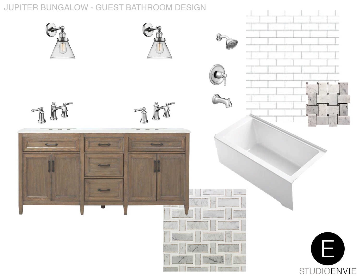 Jupiter Bungalow: The Bathroom Designs — Studio Envie
