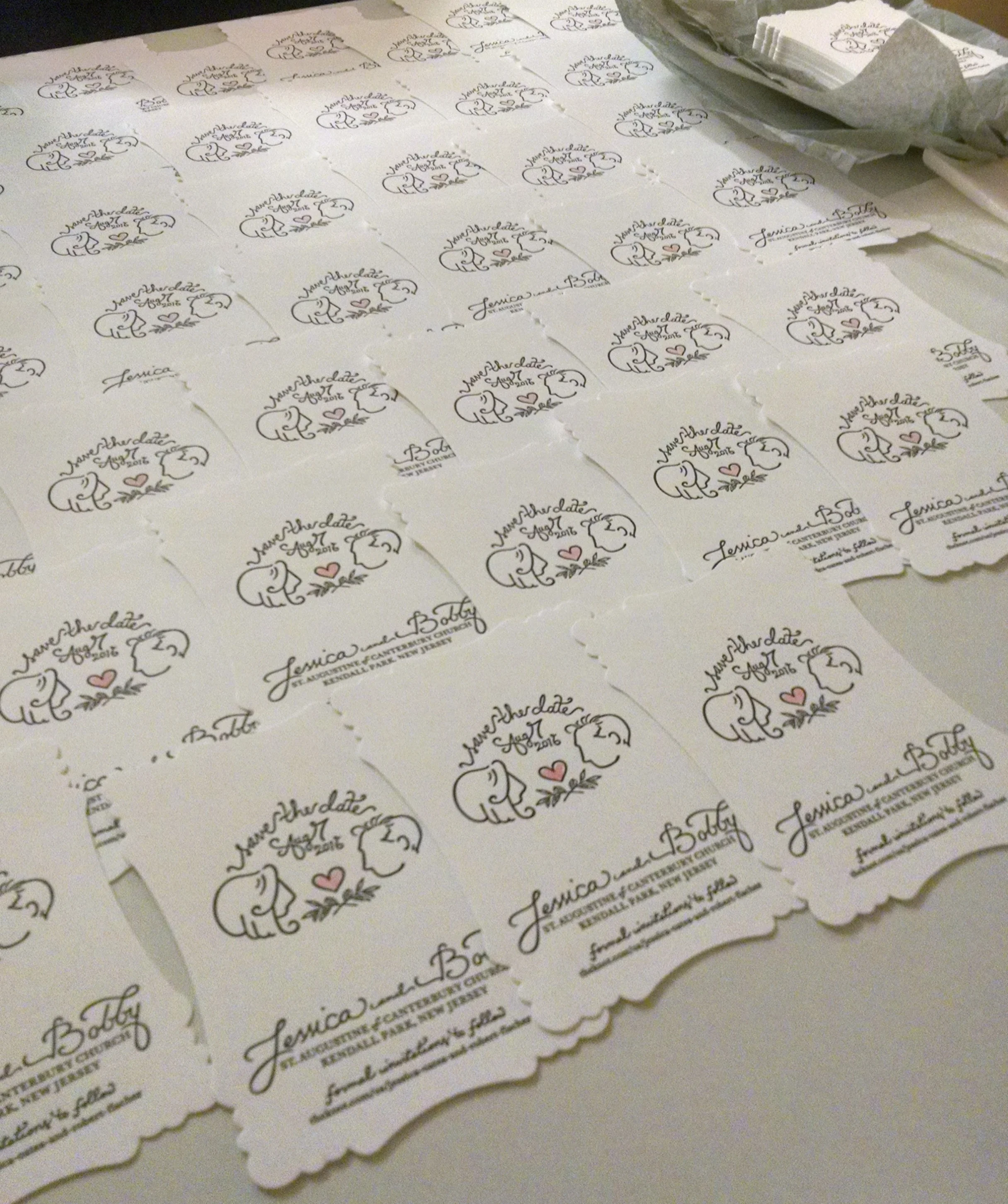  Letterpress + watercolor 