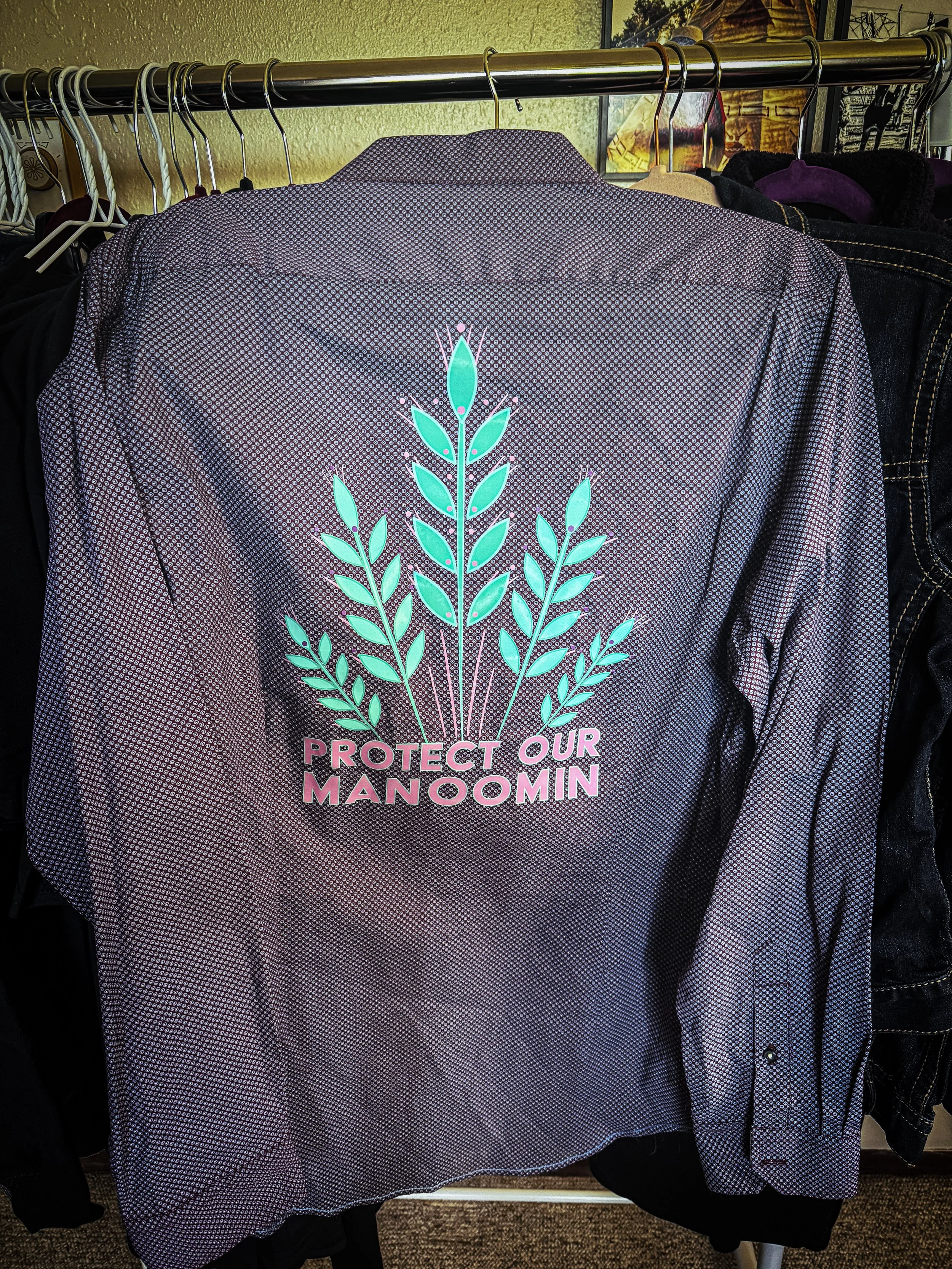 XL Mens Purple Shirt - Manoomin_4235.jpg