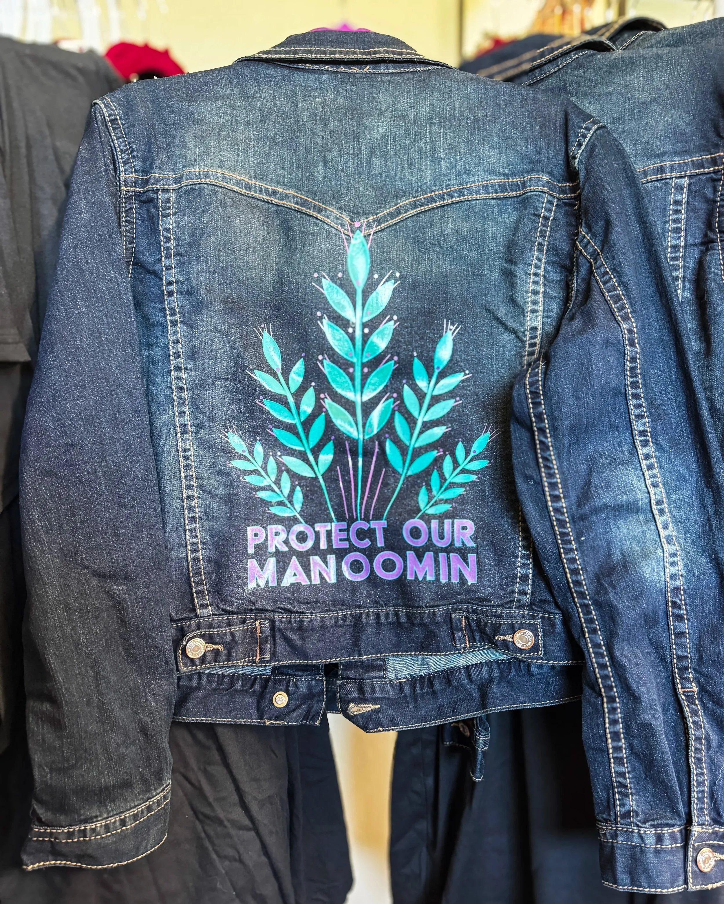 Protect Our Manoomin Grace Denim Jacket (LRG)