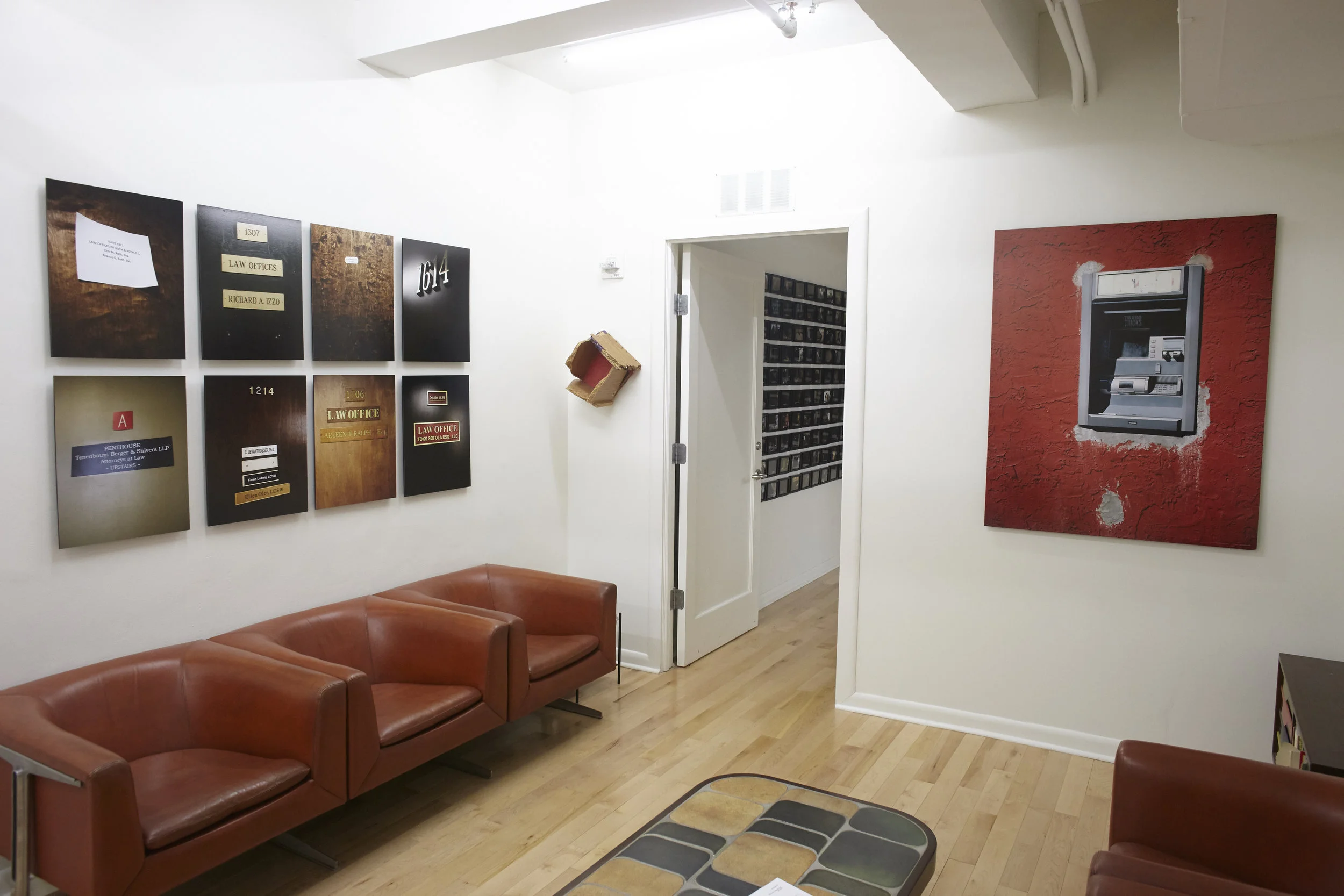 ANNA SHTEYNSHLEYGER , 26 Court , Waiting Room Installation View