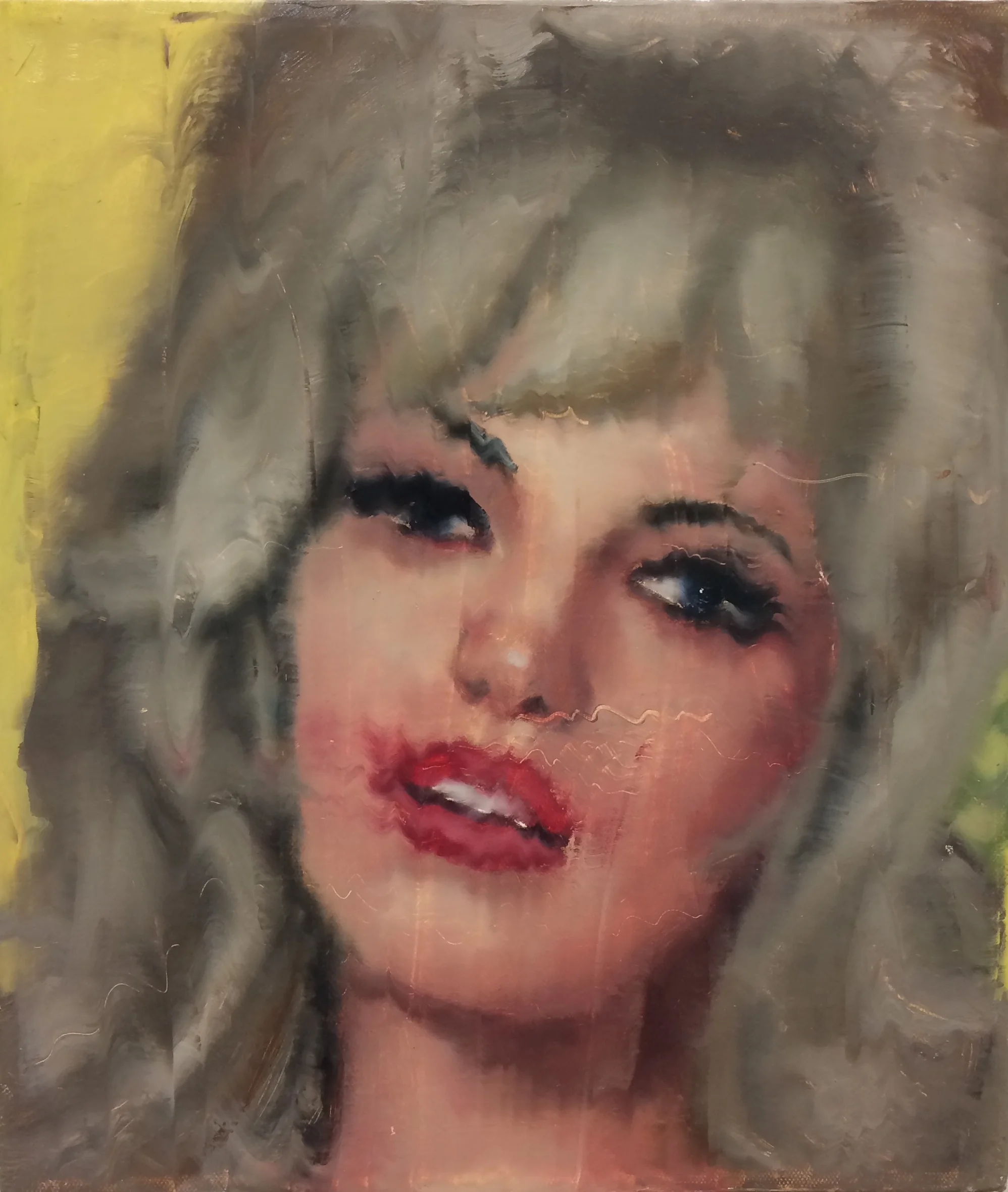    Old Enough to Be My Mother #92 ,  2017  Oil on canvas  12 x 14 inches 