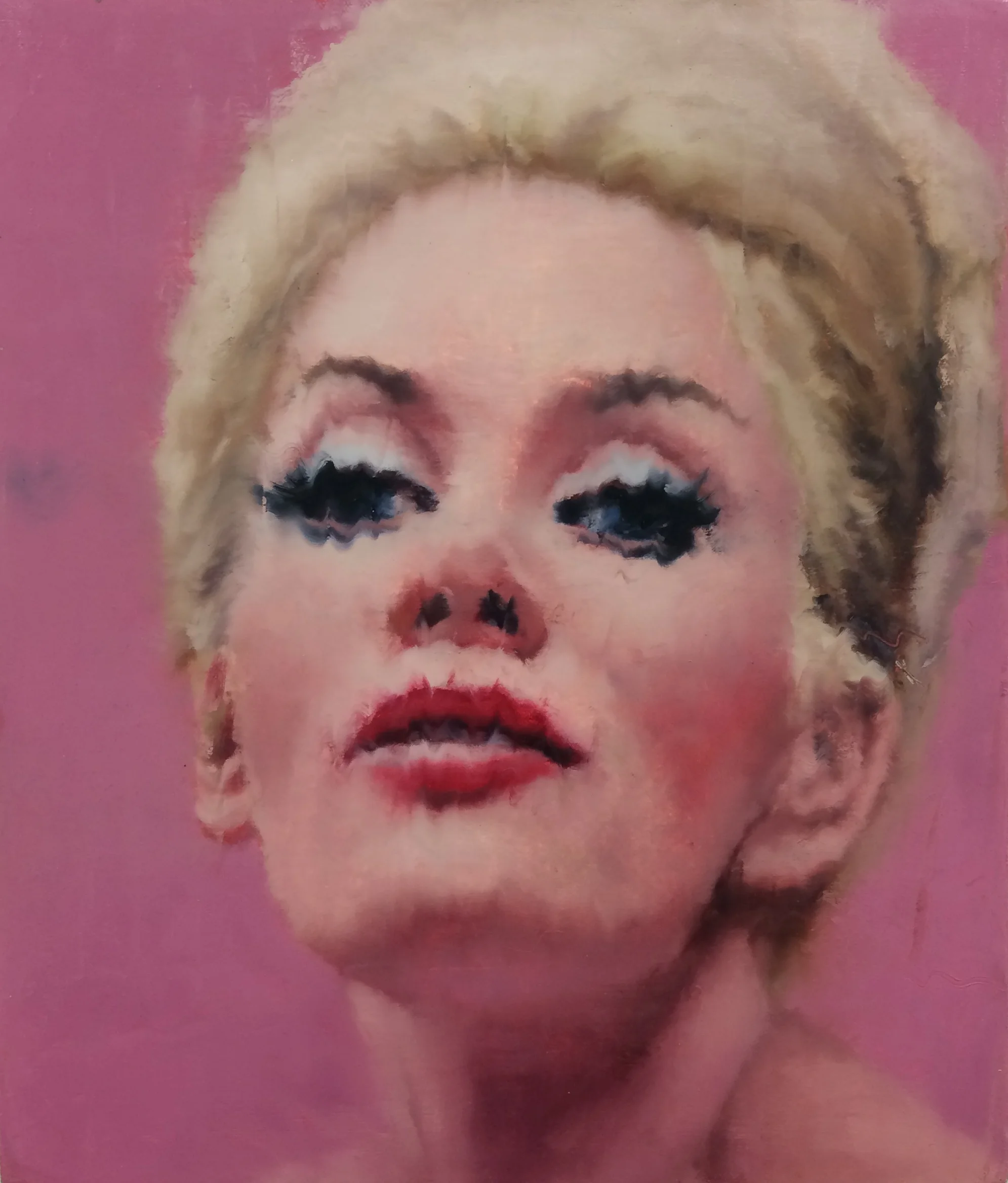    Old Enough to Be My Mother #89  , 2017  Oil on canvas  12 x 14 inches 