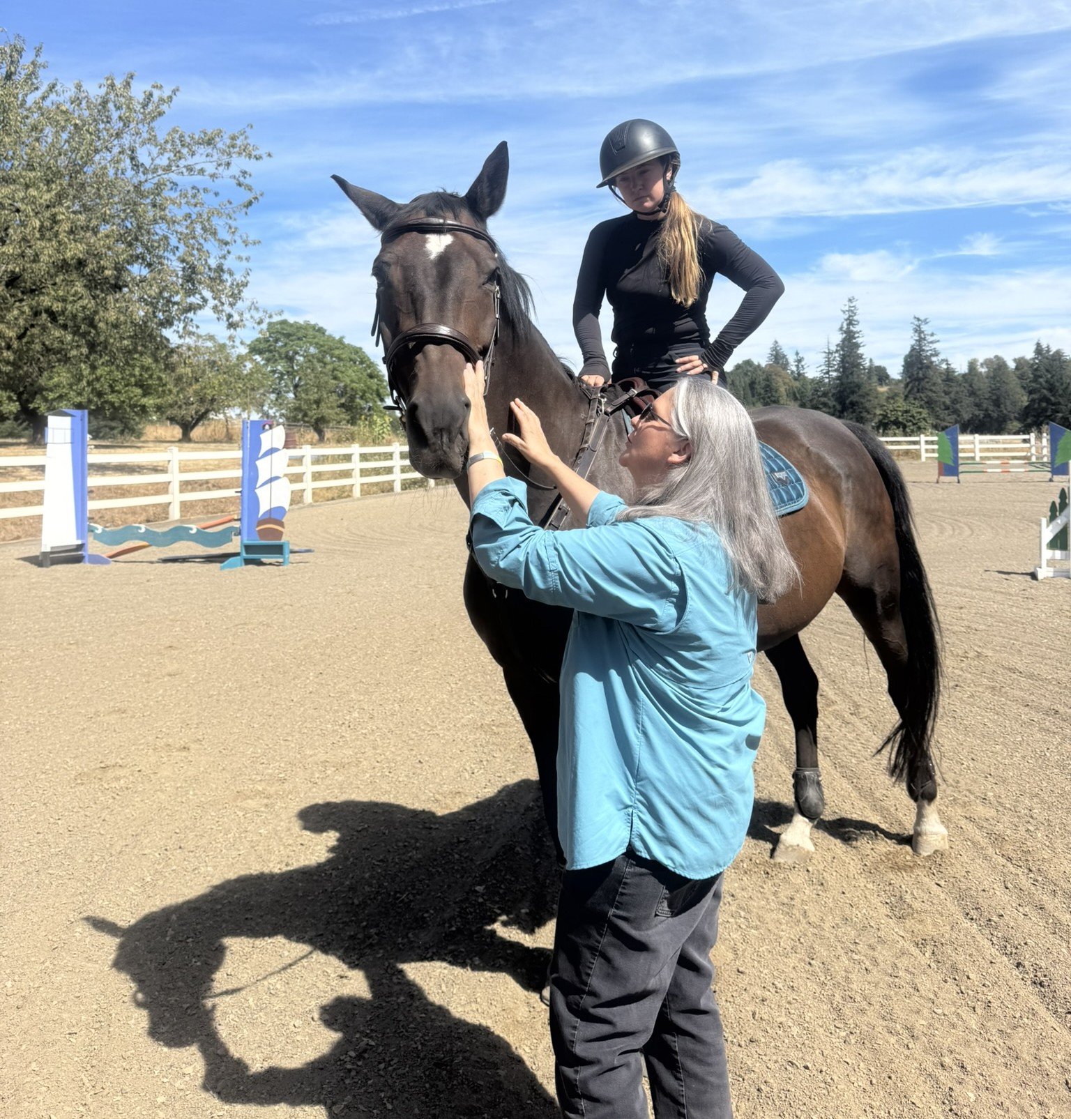 Dr W looking at a horse 1.JPEG