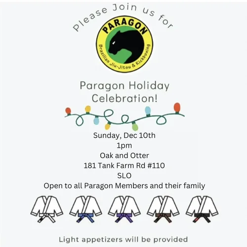 Paragon 2023 Holiday Get Together — Paragon Brazilian Jiu Jitsu