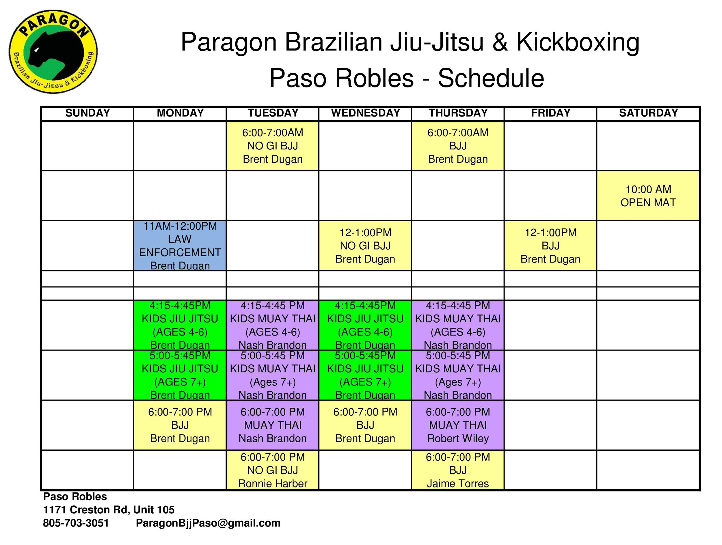 Paso Robles Schedule Paragon Brazilian Jiu Jitsu paso-robles-schedule-paragon-brazilian-jiu-jitsu