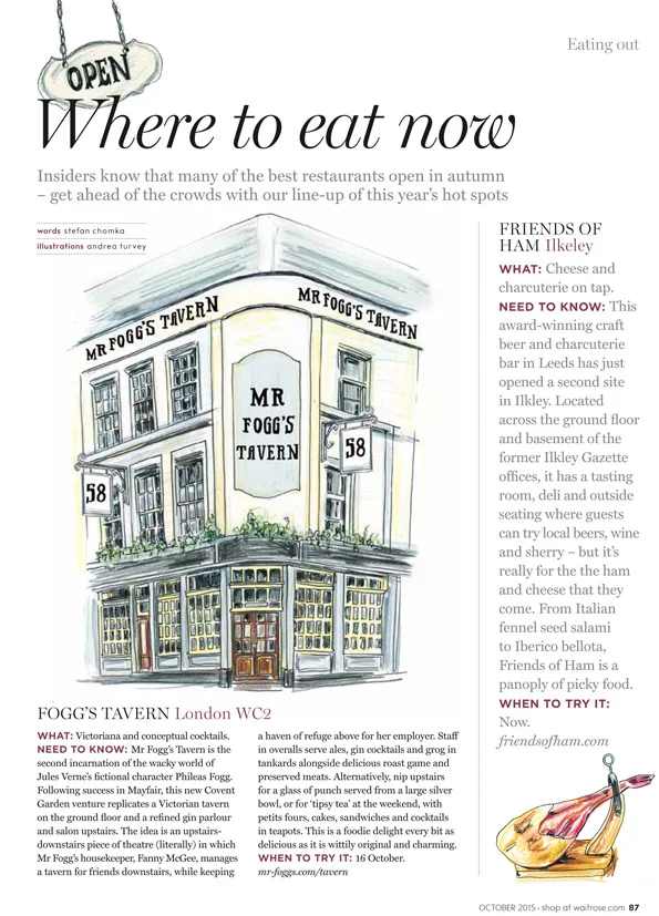 Illustrations from October 2015 issue