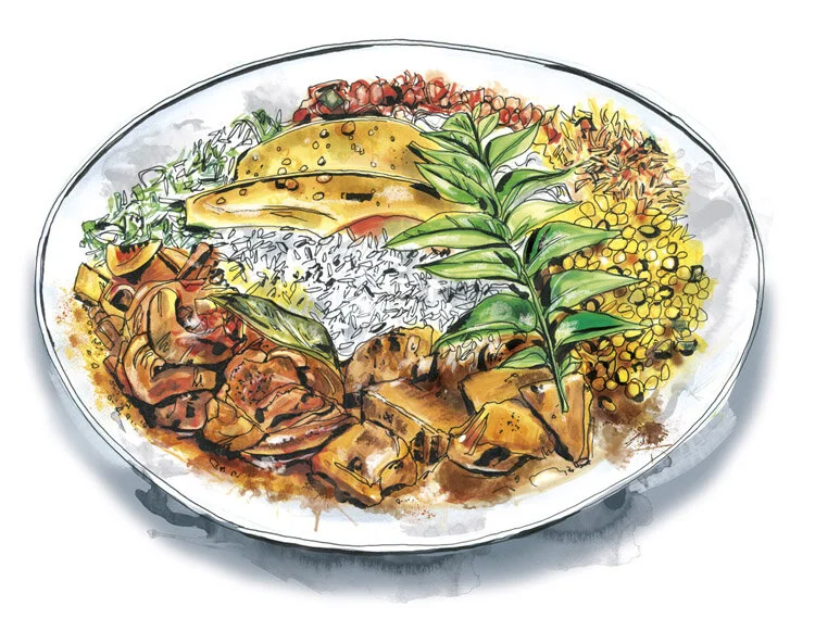 Sri Lankan Rice and Curry