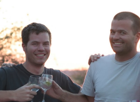 Olin Silander, the best man, has known Ian or the idea of having a little brother named Ian, even before Ian was born. It’s fair to say that as Ian’s older brother he has probably known Ian the longest of any of the groomsmen. Starting at an early age, he had success in influencing Ian to eat various things he has located on the car floor, as well as advancing other “useful” older brotherly agendas.