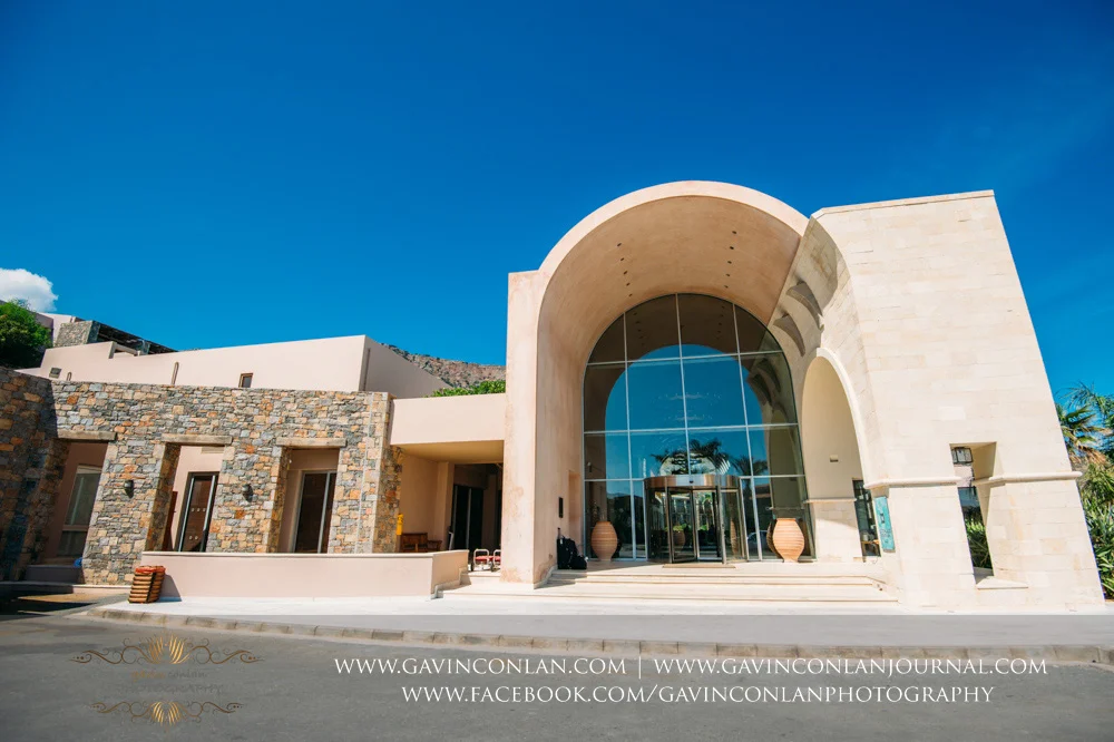 Greece Wedding photography at the Blue Palace, a Luxury Collection Resort and Spa in Crete by gavin conlan photography Ltd