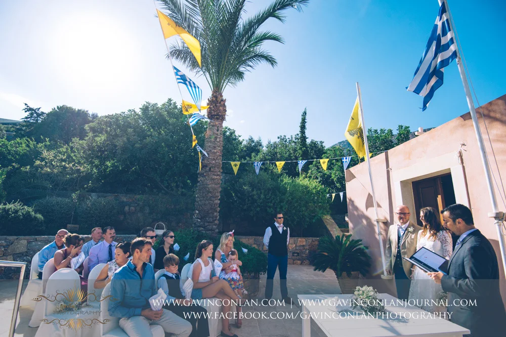 Greece Wedding photography at the Blue Palace, a Luxury Collection Resort and Spa in Crete by gavin conlan photography Ltd