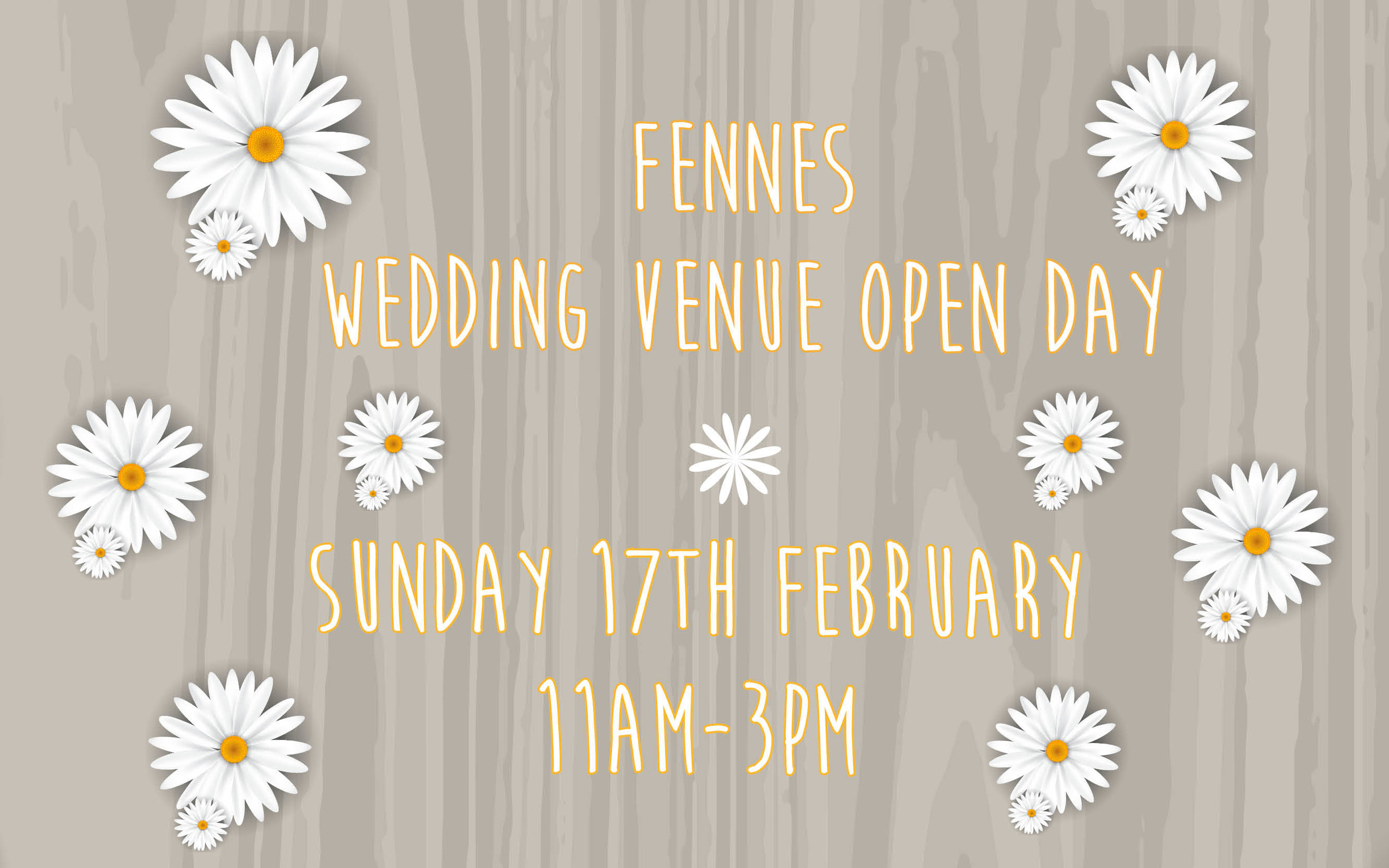 The Fennes Wedding Open Day February 2019