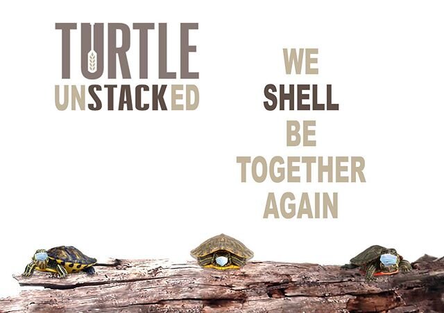 Well this is a little on the nose but we can&rsquo;t wait to to flip our stools down and invite you all back to the tap room. #wemissyou #turtlestackbrewery  #joinourstack #drinklocal
