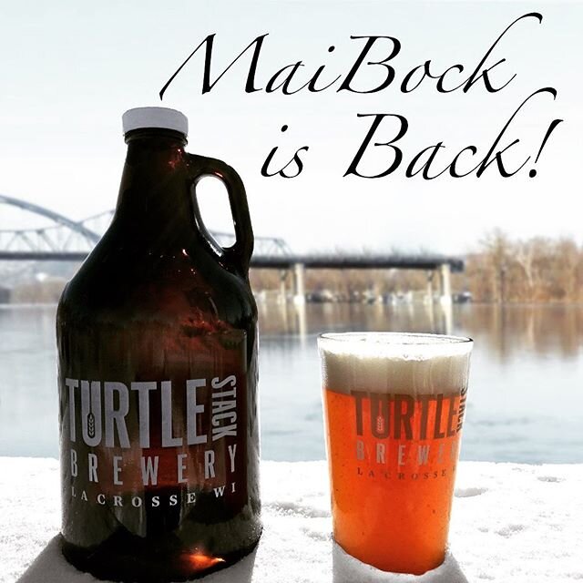 Well we may not get Between the Bluffs Beer, Wine, &amp; Cheese festival this year but we damn sure still brewed the Maibock. Release today from noon til 4:00. Call ahead or order through Facebook messenger. #springhassprung #turtlestackbrewery #join