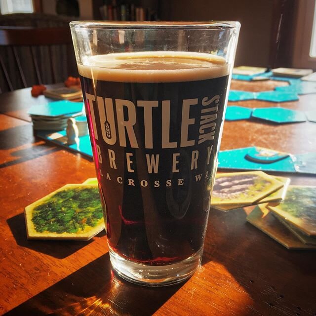 Hope you&rsquo;re #safeathome with your Stack tonight (and perhaps a growler of Brown Ale) 🍻💚🐢
#monday #gamenight #catan #yeswithtwoplayers #stayhomestaysafe