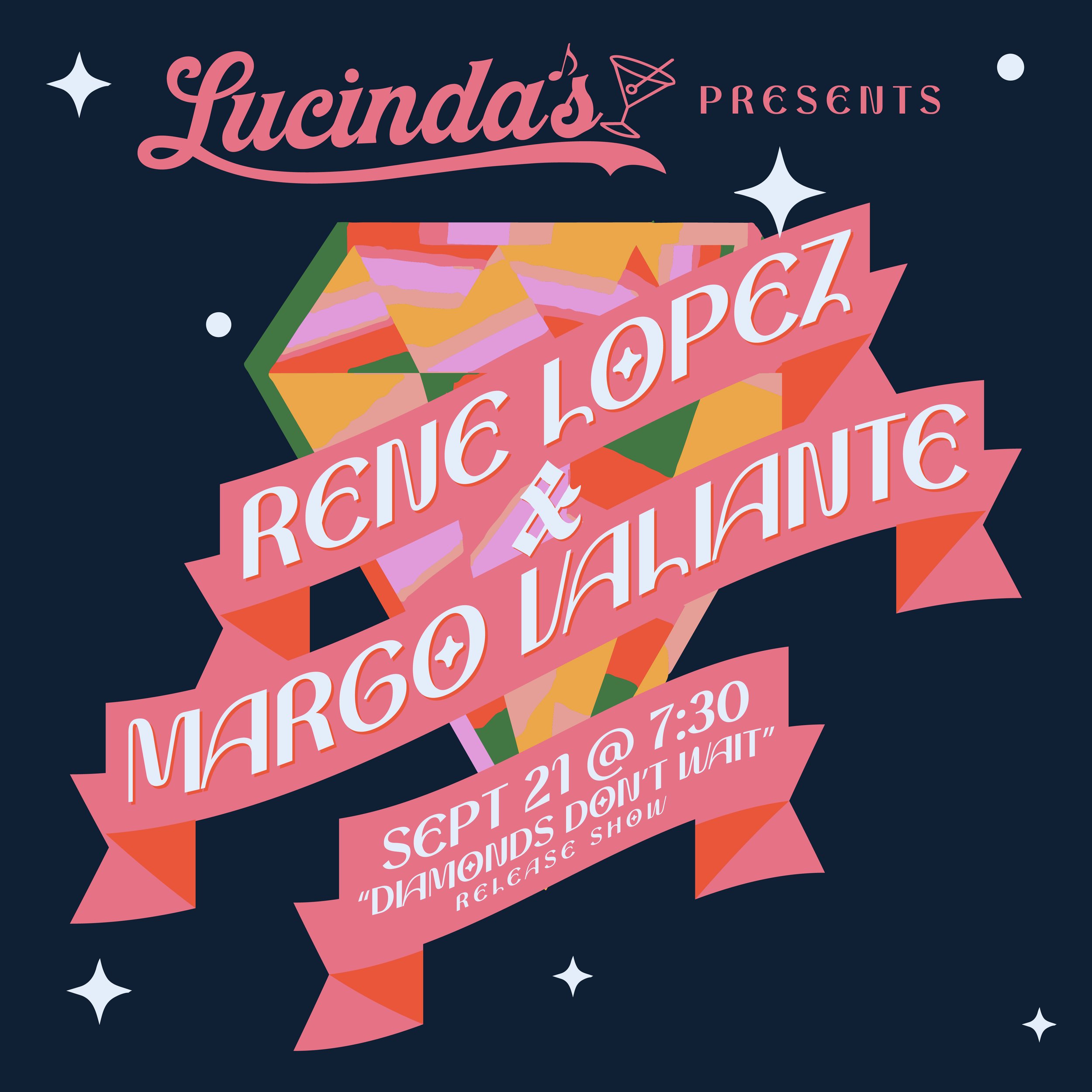 Rene Lopez &amp; Margo Valiante at Lucinda's