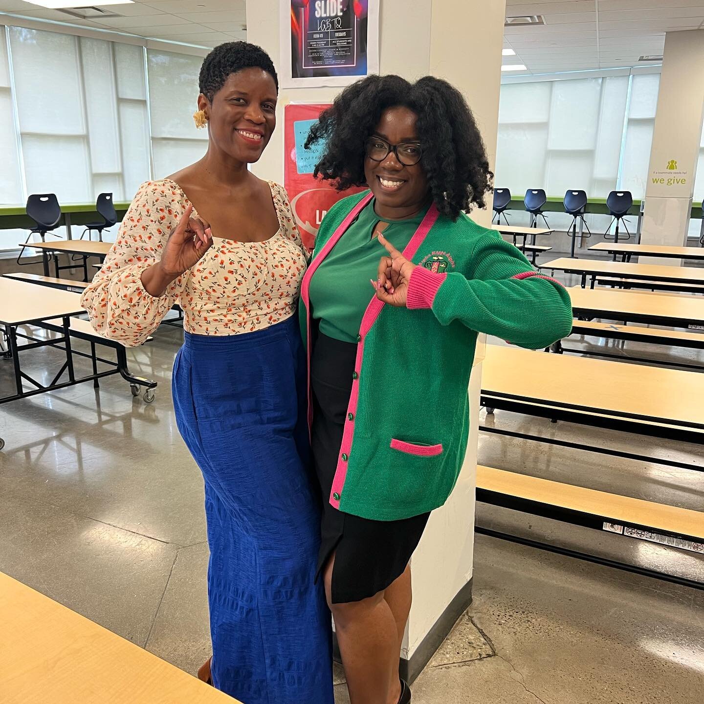 Twin names. Twin birth month. Twin Sorors. Twin spirits. 

She gets it. That landing on purpose is the best thing for her students to do. Right now. Without delay. Setting up our children for the future begins with setting their minds on the business