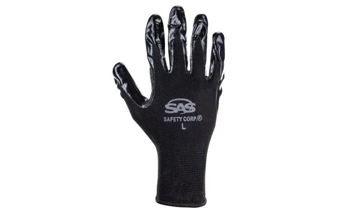 Nitrile dipped gloves (Large)