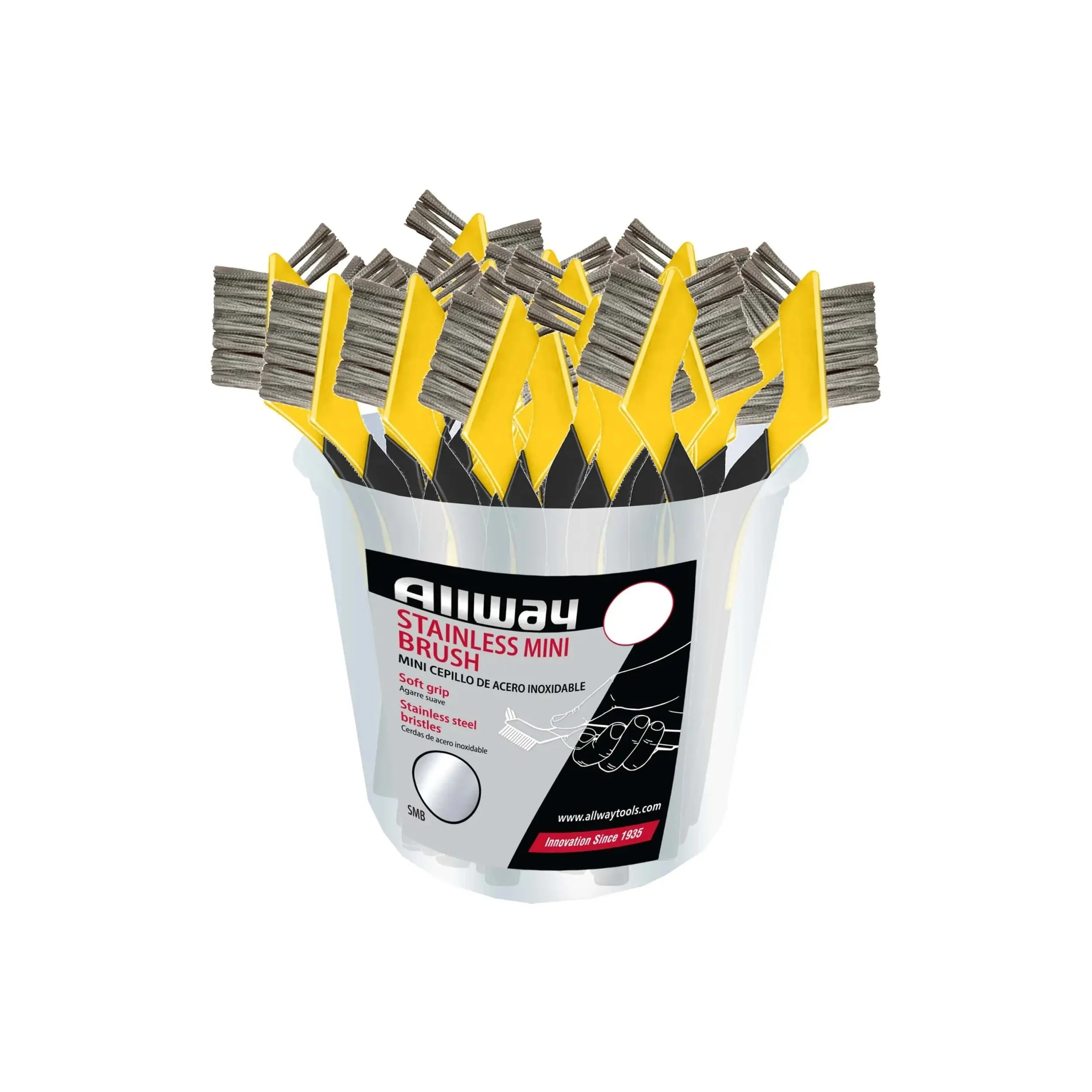 S-AT-0802 (SMB) STAINLESS MINI BRUSH 25 BUCKET, water restoration, mold and asbestos removal, carpet cleaning, colorado springs, pueblo.jpg